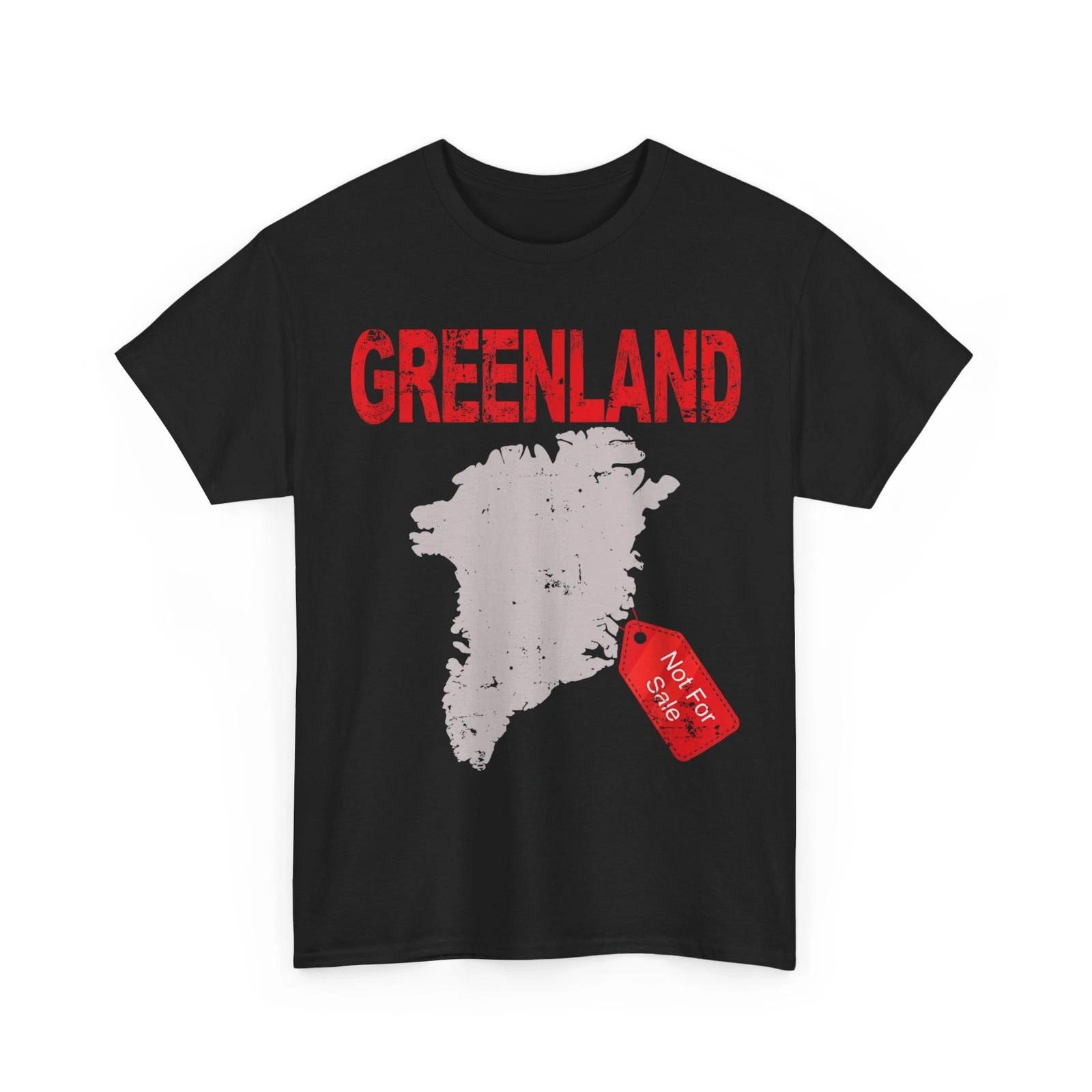 Greenland is Not for Sale Funny Anti Trump T-Shirt 3XL