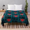 I Love Folk Punk Throw Blanket