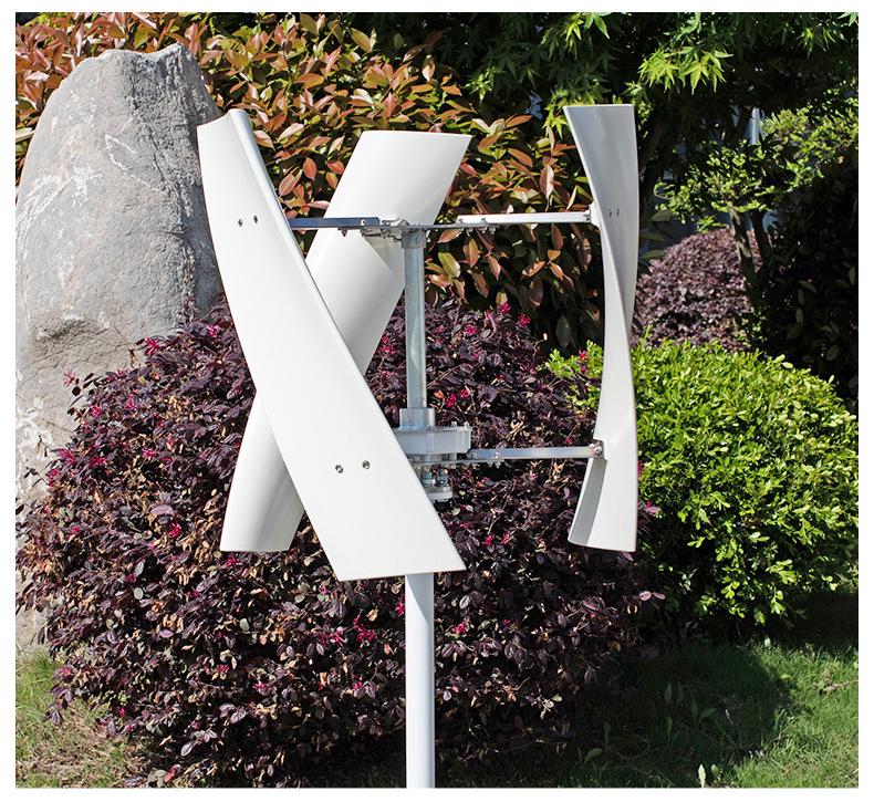 Advanced Vertical Axis Inclined Wind Turbine and Solar Street Light for Energy Projects