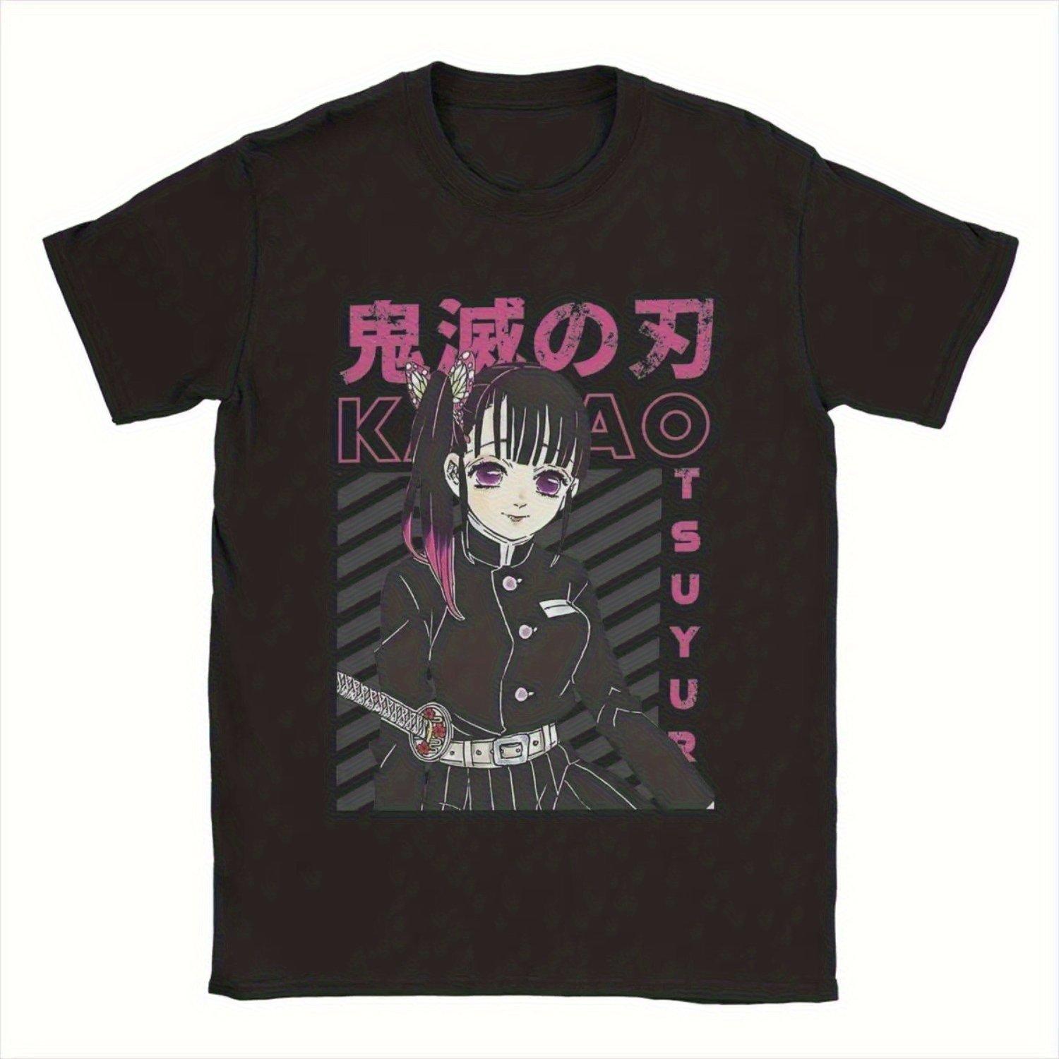 

2025 Summer T-shirt Kanao Tsuyuri Devil Killer T-shirt Peripheral Print Men s and Women s Trend Tops 3XL