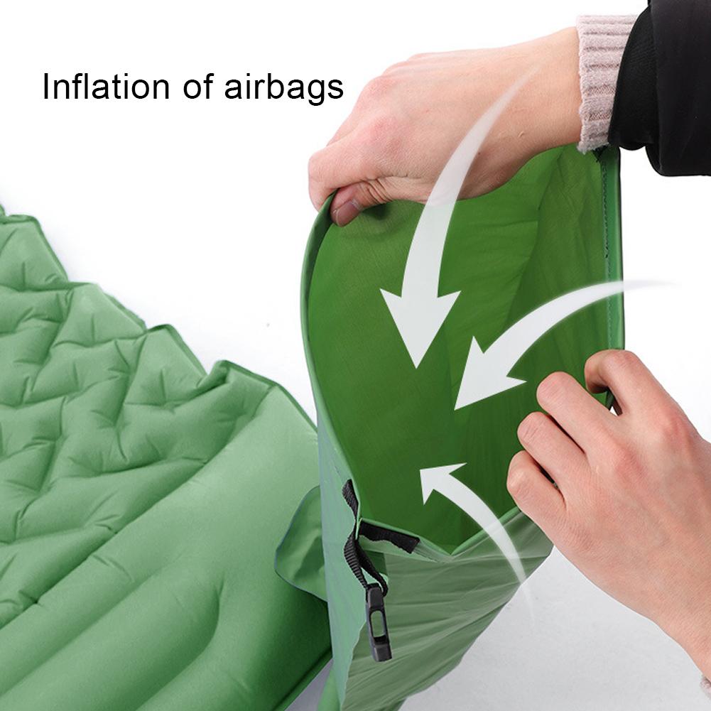 Venkovská kempingová podložka Ultralehká skládací nafukovací s airbagem Stanová spací podložka Ultralehká přenosná pikniková vzduchová podložka Kempingová podložka