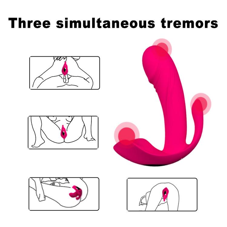 Dildo Vibrator Sex Toys for Women Bezdrátové kalhotky k nošení na dálku dults Anální Vaginální G Bod Klitoris Stimulátor Sex Shop