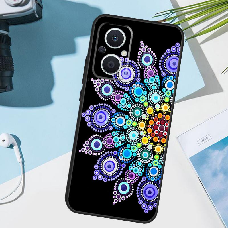 Elegant Mandala Floral Design Case For OPPO Reno 5Z 4Z 2Z 8T 3 4 5 6 7 8 Lite Find X5 X2 X3 Lite Neo X6 Pro Phone Cover