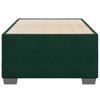 Bed Frame without Mattress Dark Green 90 x 190 cm Velvet