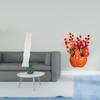 Living Room Standing Lamp Shade with Artificial Flower Bucket Decor for Chinese Year And Spring