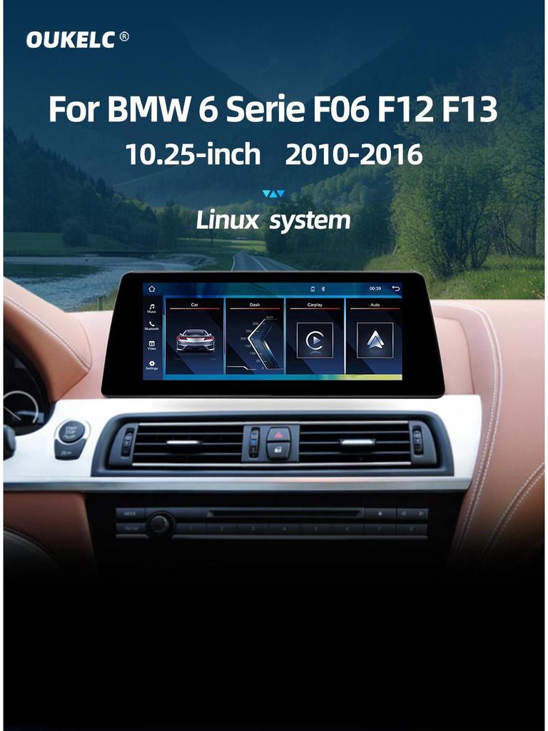 10.25" GPS Navigation for BMW 6 Series F06/F12/F13 Central Control Display
