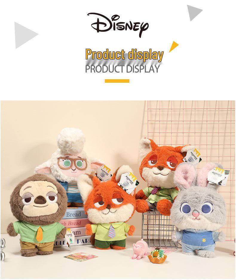 Zootopia Judy, Nick & Flash Plush Figures - Cute Candy Collection