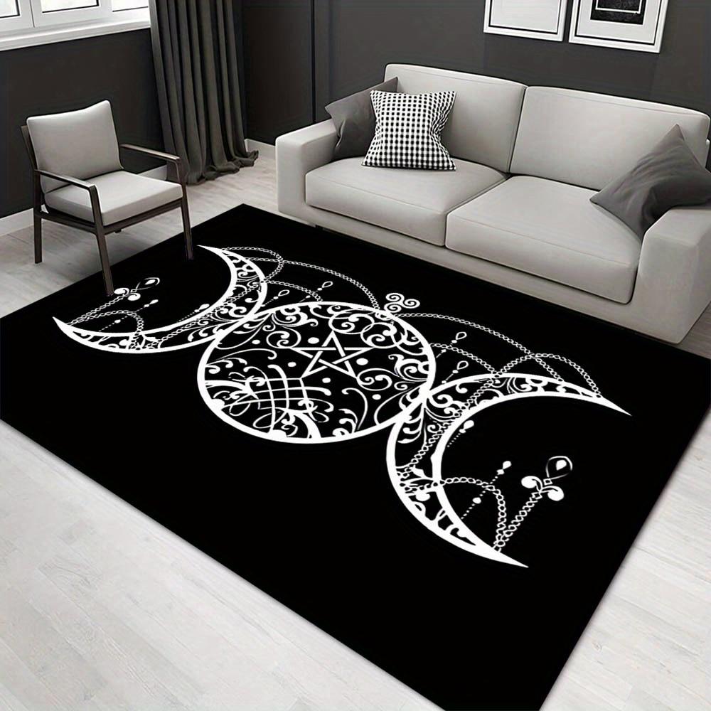 

1pc 1278435064Pattern Carpet, Area Rug For Living Room Bedroom Room Bed Chair Laundry Entryway Corridor Yard Non-slip Outdoor Camping Rug Fl 60cm by 90cm