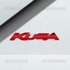 BLFE6 3D Car Styling For Ford Kuga Letter Emblem ST MK2 MK3 Badge Metal Stickers Rear Trunk Decals Auto Accessories