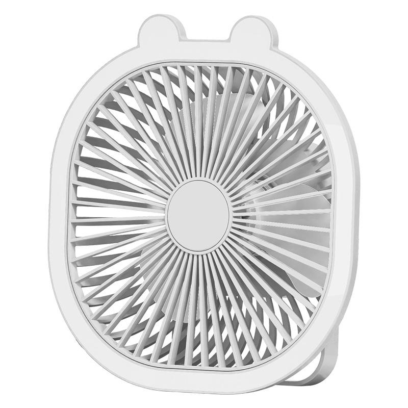 2026 USB Cartoon Desktop & Wall-mounted Fan for Home, Dorm, or Travel