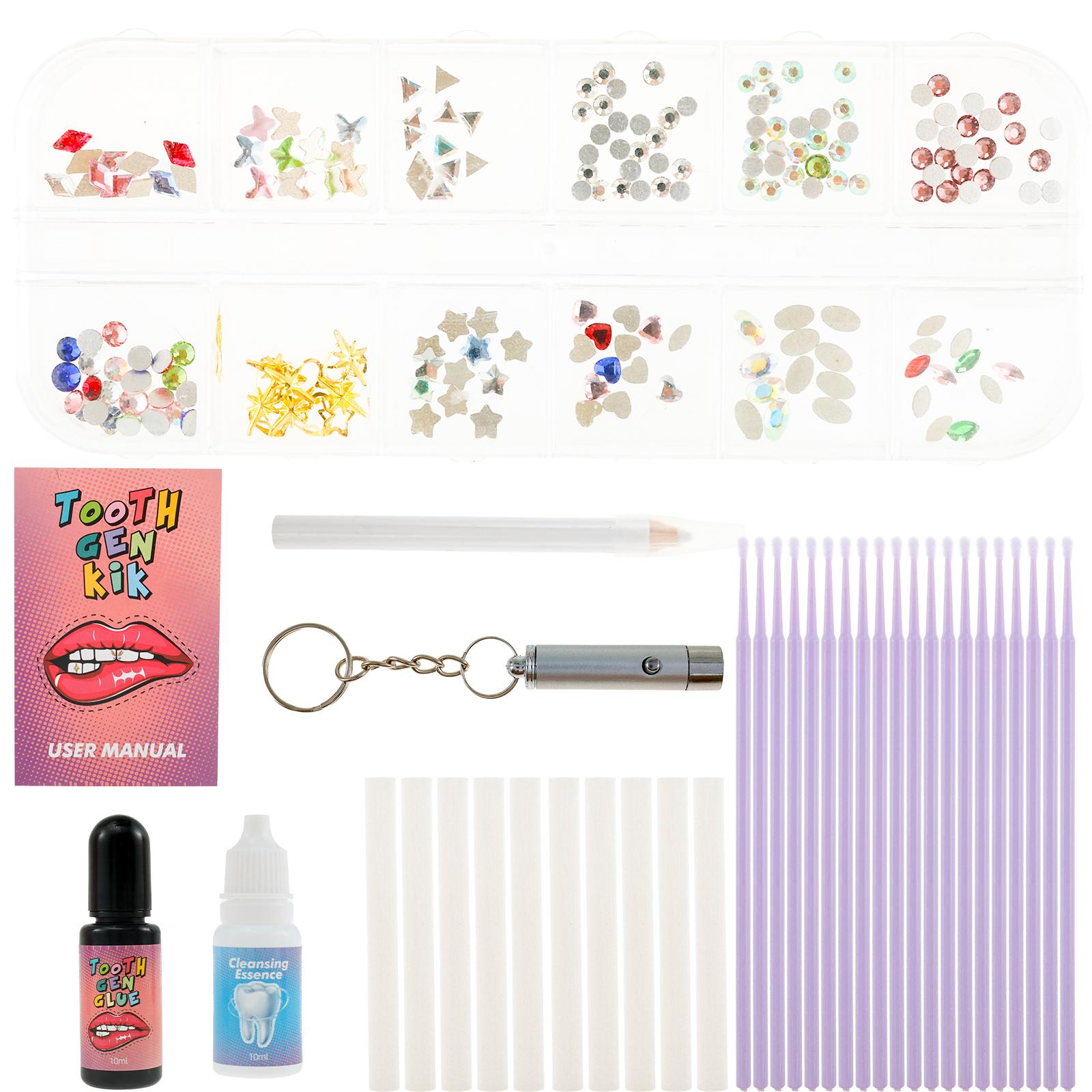 

Tooth Gem Kit, DIY Crystals Jewelry Kit Teeth Gems, Professional Fashionable Tooth Gems Set, Teeth Jewelry Starter kit