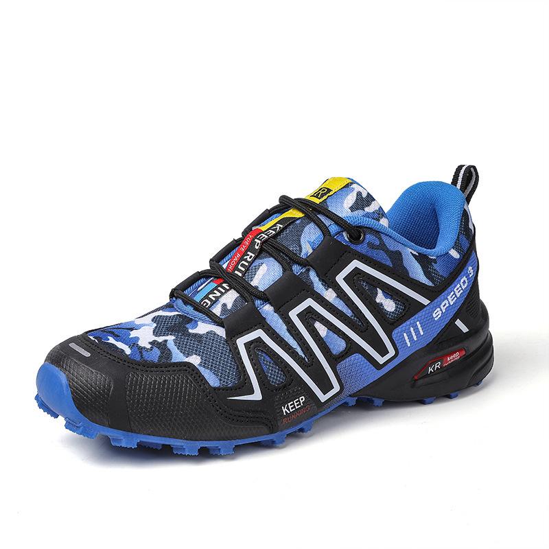 Men's Cross-Country Running Shoes, Breathable and Comfortable, Large Size, Suitable for Outdoor Sports and Casual Wear