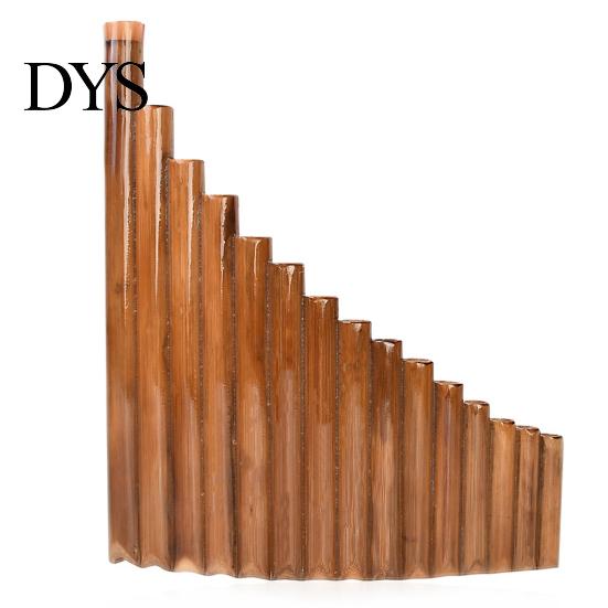 Pan Pipes Flute Correctly Tuned Left-Hand Easy To Learn 15 Chinese Traditional Musical Instrument for Smell-less