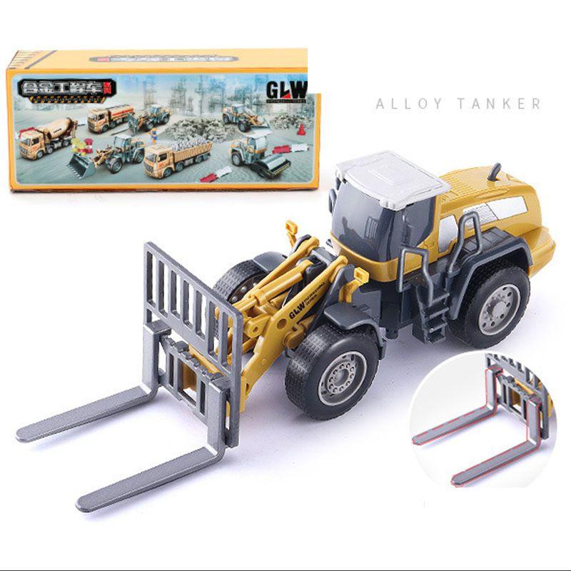 Classic Simulation Alloy Engineering Car Model Toy Set For Kids With Excavator