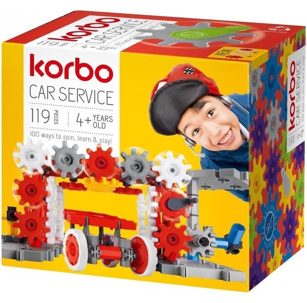 Plastic Constructor Korbo Car Service, 119 Parts