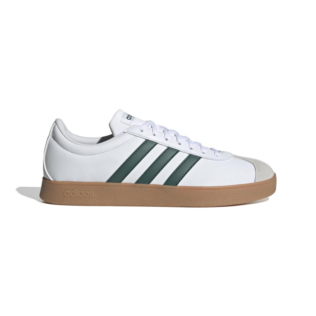 Adidas VL Court Base NLF52 Footwear One Size Cm Sneakers, White/College Green/Grey (ID3710), 23.0