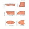 1PC Pottery Art Toon Wood Scraper Cutter Multi-Spec DIY Sculpture Ceramic Clay Auxiliary Clay Trimming Sculpture Shaping Tools