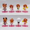 8Pcs Card Captor Sakura Cute Doll Action Figure Collection Animation Model Toy Card Captor Sakura gift