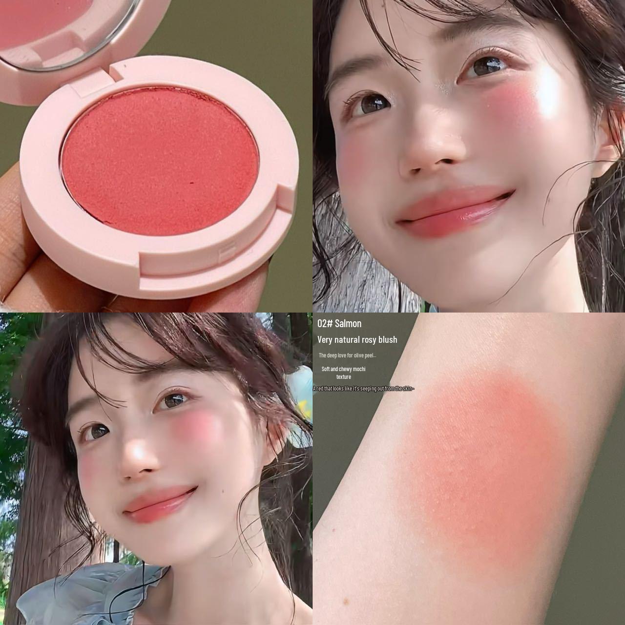 

HERORANGE Matte Cream Blush - Low Saturation, Natural Brightening Contour for a Subtle Plump Effect