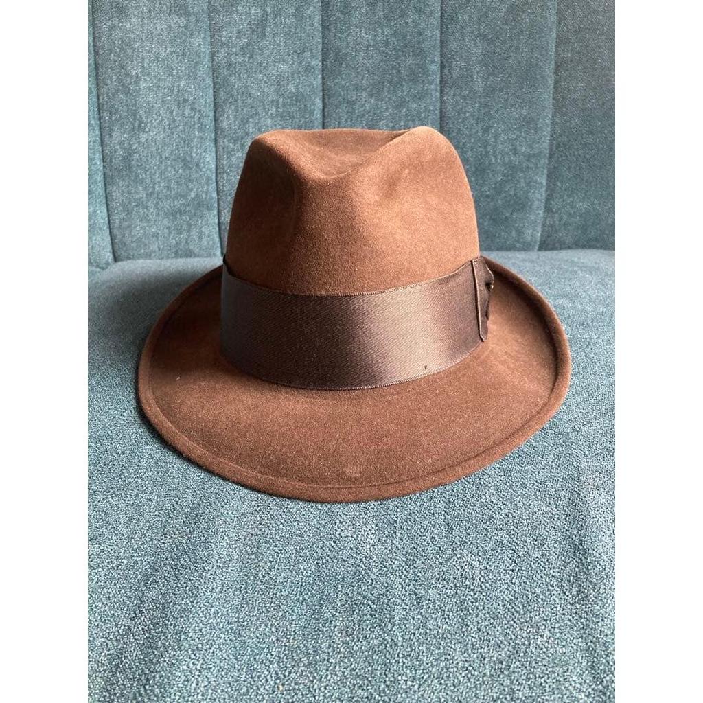 Used Stetson Sovereign Hat Brown Small Size 54-55