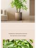 Large Indoor Potted Nandina Domestica Faux Plant - Luxury Green Décor for Living Room