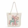 Ballet Print Thick Rope Single-shoulder Beach Bag 7246 CLE