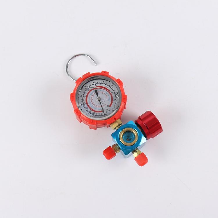 Professional Pressure Gauge with Hanging Hook 1/4 Auto Car Air Conditioning