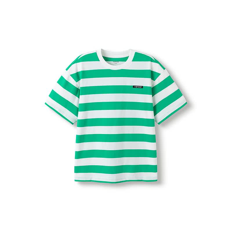 Balabala Kids' Quick-Dry Striped Unisex Short Sleeve T-Shirt