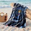 Asciugamano da Spiaggia in Microfibra con Stampa Manchester City Asciugatura Rapida Assorbente Grande Asciugamano per Spiaggia Nuoto Viaggio