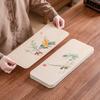 New Chinese Zen miscellaneous vegetable dry brewing tea party pastoral style coffee table dry brewing pad waterproof table flag