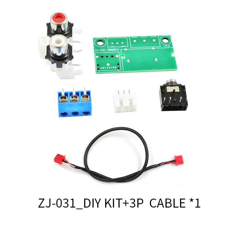 Lotus Socket 3.5MM Headphone Audio Adapter Board Amplifier Chassis DIY Output Board RCA Female Connector Audio AccessoryGood product