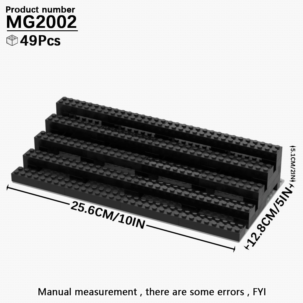 MOC Stand Movie Anime Military Action Figure Display Stands Box Blocks Compatible 75257 05007 75105 High-Speed Championed Block Bricks Toys Playsets