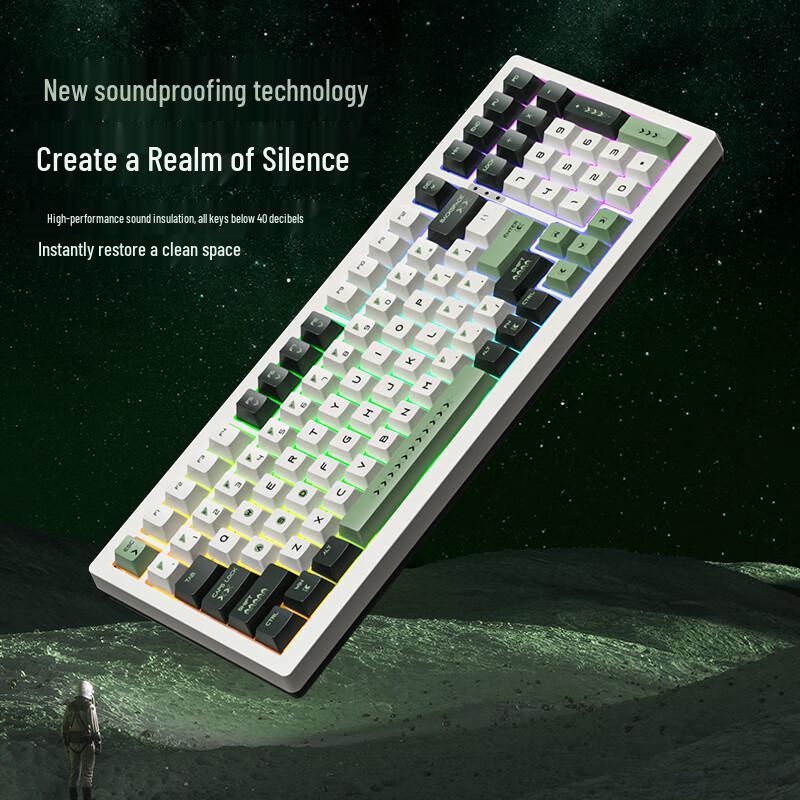 Langtu Tri-Mode Customizable Mechanical Gaming Keyboard