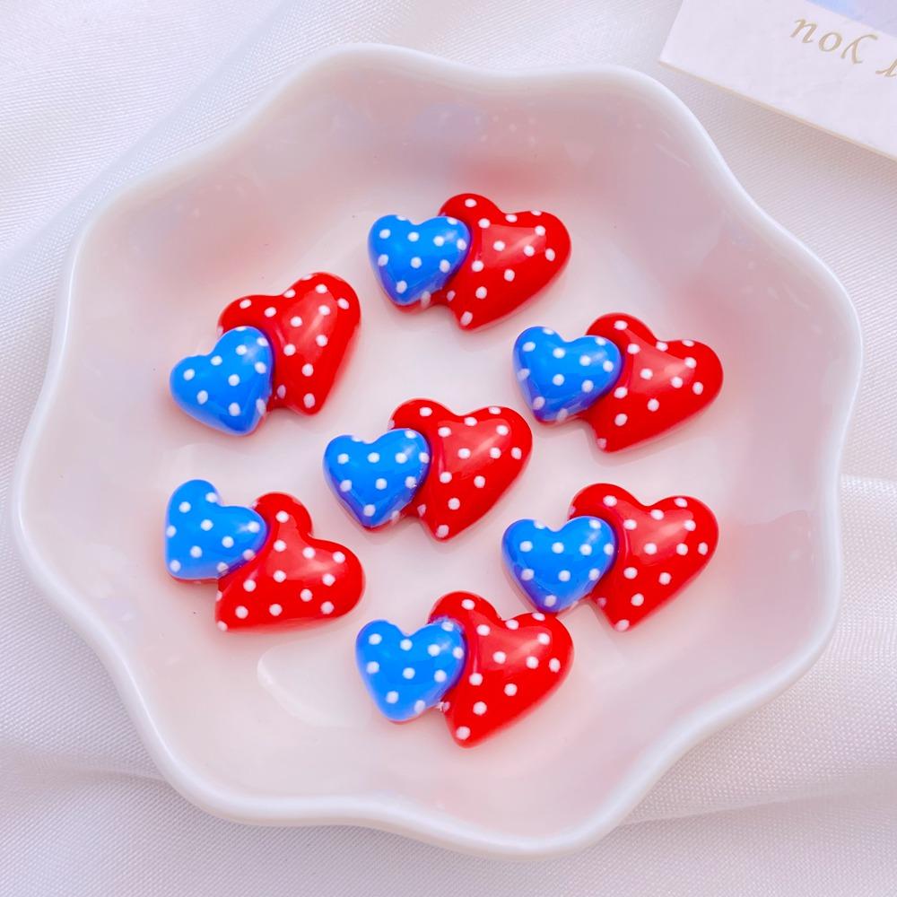 

10Pcs New Cute Resin Cartoon Candy Lollipop Donut Lips Series Flat Back Manicure Parts Embellishments For Hair Bows Accessories