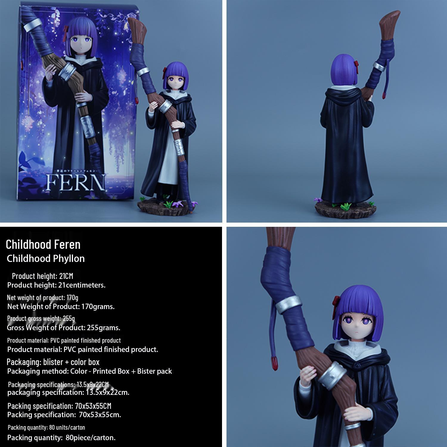 

Frieren Childhood Beautiful Girl Funeral Anime Figure Model Ornament