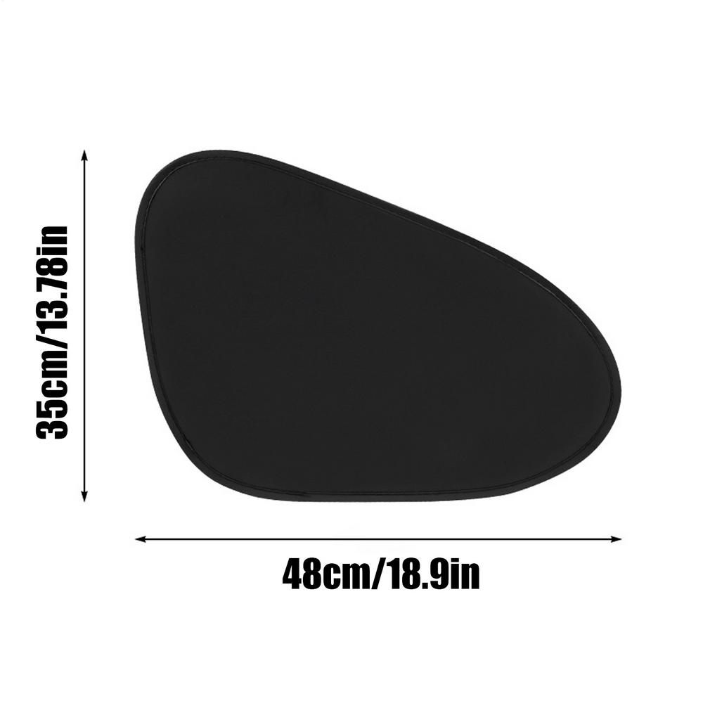 Summer Electrostatic Sun Visor for Car Side Window 4-Layer Sun Shade Curtains Anti-Glare UV-Blocker Auto Sun Protection Cover