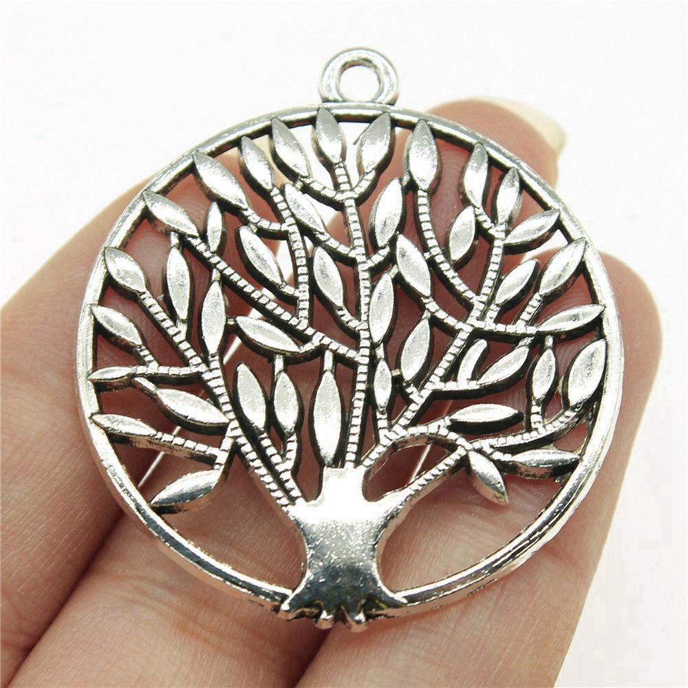 Charms Big Tree Of Life Pendants Wedding Jewelry Findings QC017