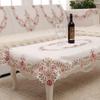 European Style Hollow Home Tablecloth Simple Luxury Pastoral Style Rectangular Tablecloth