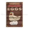 Dairy Fresh Farm Egg Canvas Prints Metal Sign Poster Wall Cave Printed Wall Decor Decoration Living Room Tin Sign Poster