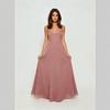 Women's French Polka Dot Spaghetti Strap Maxi Dress V Neck High Waist Elegant Vacation Long Dress