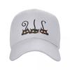 Personalized Halloween Black Cat Baseball Cap Sun Protection Women Unisexs Adjustable Dad Hat Autumn Snapback Caps