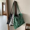 Women's New Fashion Korean Edition Women's Bag Single Shoulder Casual Cashew Flower Bag Single Shoulder Bag Totem Printed Casual Women's Bag