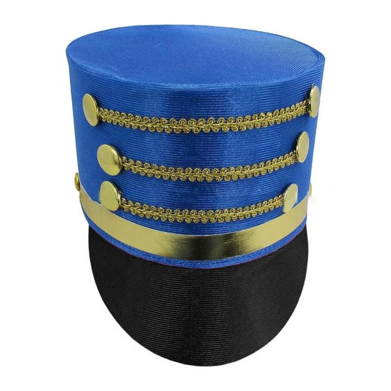 Nutcrackers Soldier Tall Hat Stage Performances Hat Warm Comfortable Hat for Holiday Celebrations