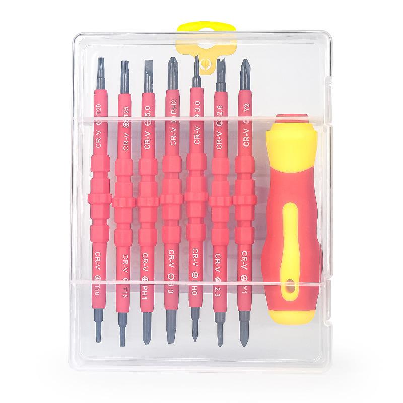 Hot Sale 5/7 In 1 Screwdriver Set Repair Tool Kit Isolated Tool With Magnetized Bits-Neverdie Store