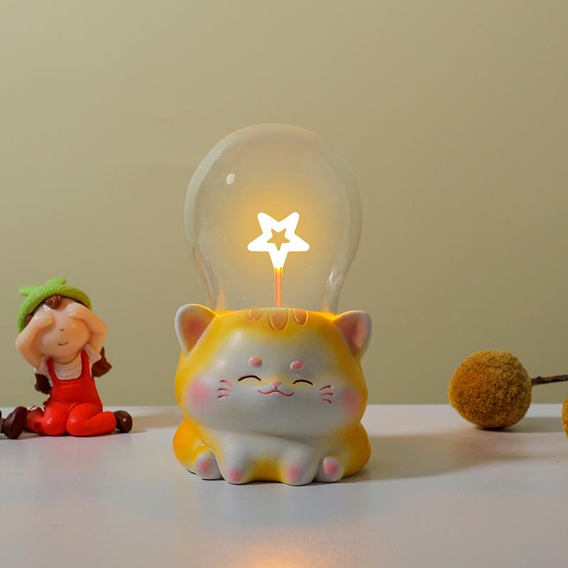 Creative Children's USB Light Bulb Night Light - Fun Bedroom Desk Ornament & Birthday Gift
