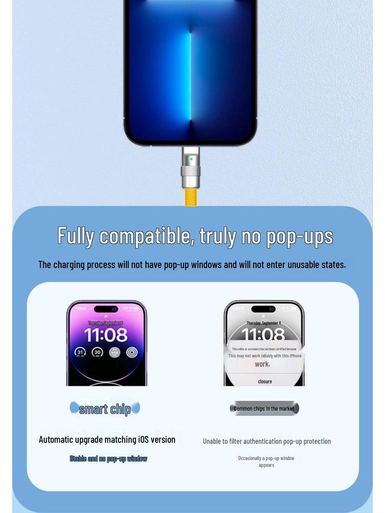 Color Contrast Spring Data Cable: Retractable Fast Charger for Huawei & Apple