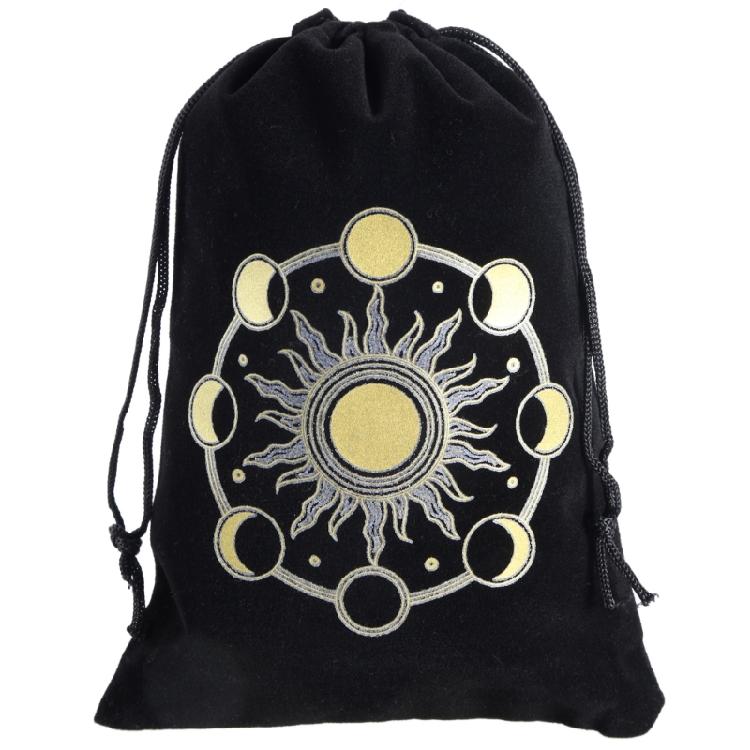 Storage Bag Board Game Cards Drawstring Package Witch Divination Crystal Packing Pouches Gift Bag Tarot Carrying Pouch