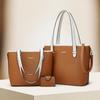 Women's Bag Retro Single Shoulder Handbag New Large Capacity Fashion Three-Piece Set Mother-Daughter Bag Multi-Pocket
