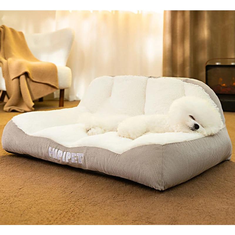 Luxury Winter Warm Large Dog Sofa Bed Dog Kneel Cat Mats House Cushion Pet Sleeping Sofa Beds Mat for Large and Small Dog