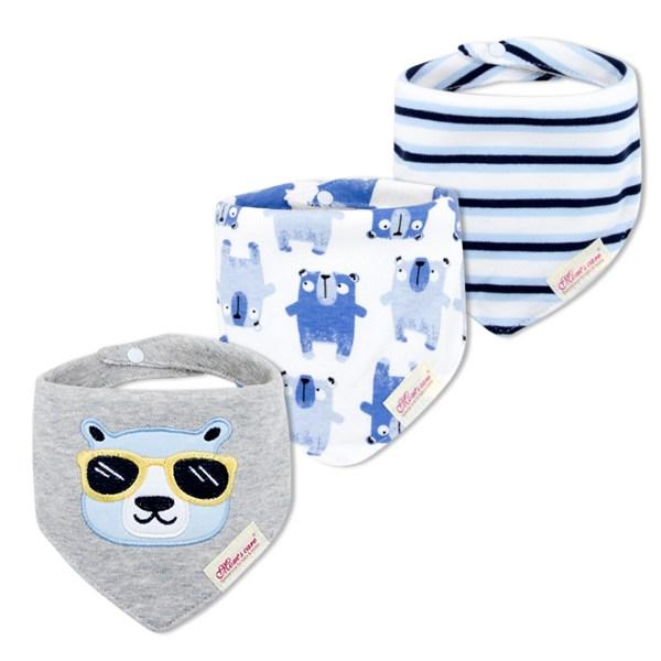 

Mom s Care Infant Cotton Triangular Bib, корейські дитячі товари